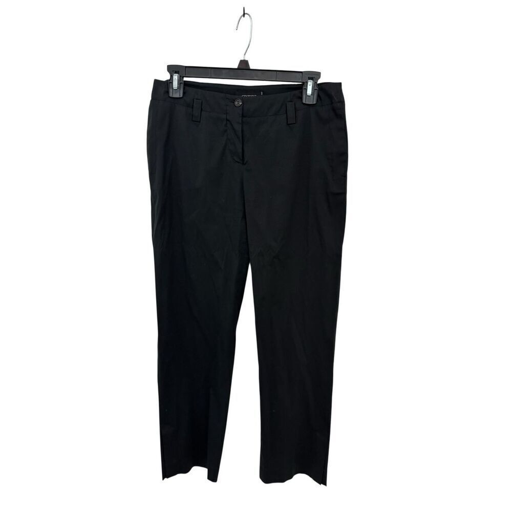 CIVIDINI Black Women’s Pants Size 42 Straight Leg Made in Italy Chinos